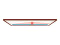 Miniatyrbilde 3 av 5: Samsung - Dekorativ ramme for TV - 65" - fasmursteinsrød - for Samsung GQ65LS03AAU, QE65LS03AAU, QE65LS03AU, QN65LS03AAF