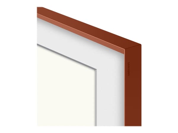 Samsung - Dekorativ ramme for TV - 65" - fasmursteinsrød - for Samsung GQ65LS03AAU, QE65LS03AAU, QE65LS03AU, QN65LS03AAF
