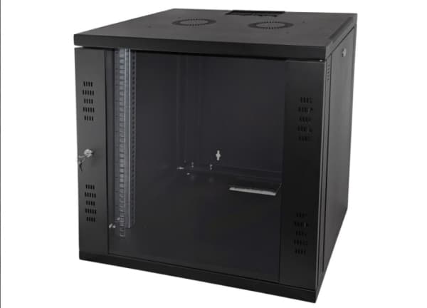 Alantecin seinäasennettava 19 tuuman 15U-kaappi (SW-15U-600-450-N-DSJ-OP-RP-FC)
