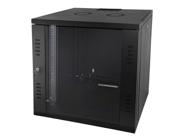 Alantecin seinäasennettava 19 tuuman 15U-kaappi (SW-15U-600-450-N-DSJ-OP-RP-FC)
