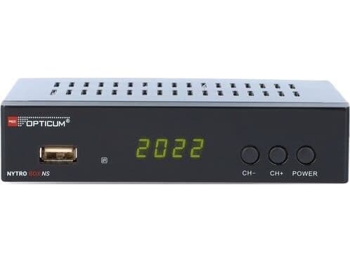 TV tuner Opticum TUNER OPTICUM NYTROBOX NS, DVB-T/T2/C, H.265, FHD, HD/SD, HDMI1.4, SCART, MPEG