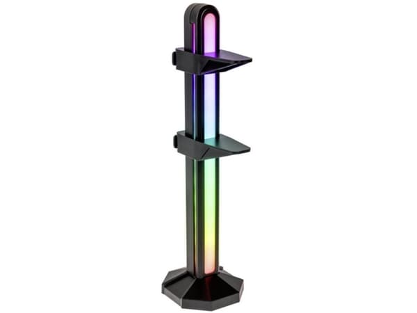 Lamptron GPU holder, ARGB - svart