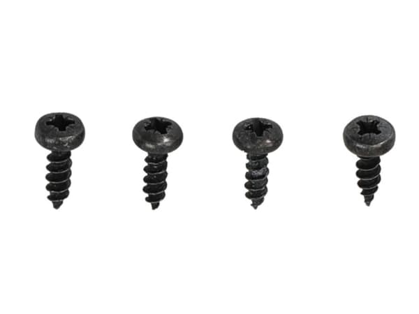 Brodit 216155, Skruv, Plast, 1 cm, 3 mm, 4 styck