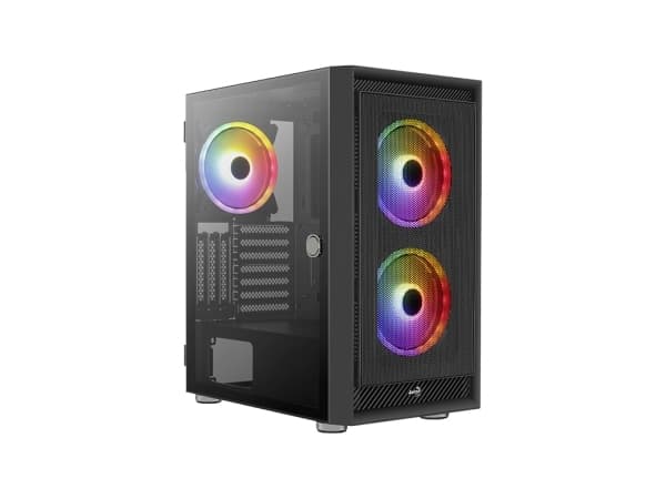 Aerocool hölje AEROCOOL PGS GRAPHITE-G-BK-v2 FRGB hölje svart