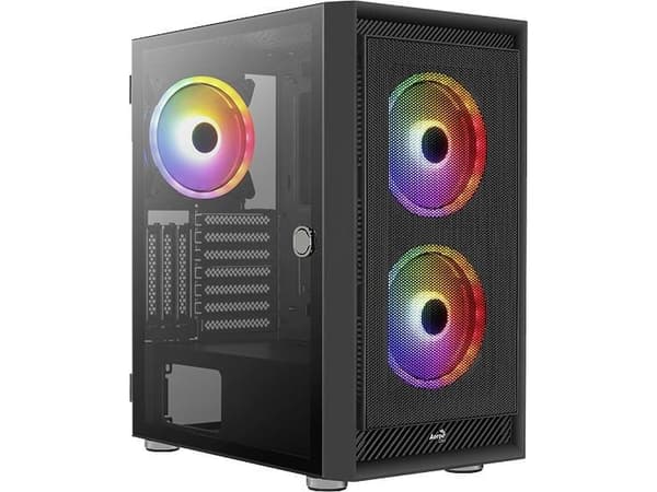 Aerocool hölje AEROCOOL PGS GRAPHITE-G-BK-v2 FRGB hölje svart