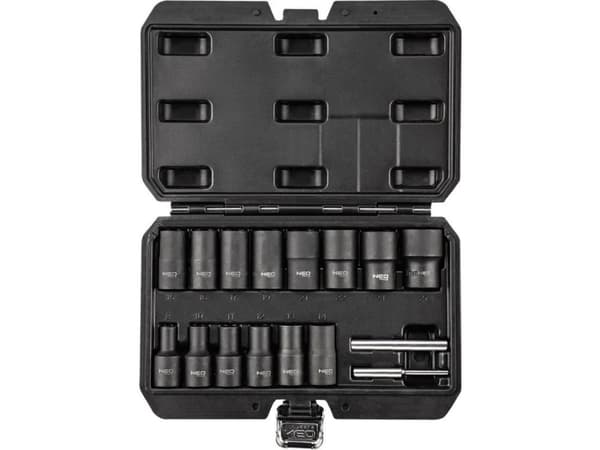1/2" sockets for damaged nuts - set of 16 pcs.