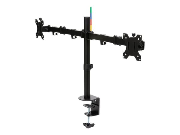 Kensington SmartFit Ergo Dual Extended Monitor Arm - Monteringssett - justerbar arm - for 2 skjermer - metall - svart - skjermstørrelse: inntil 32" -
