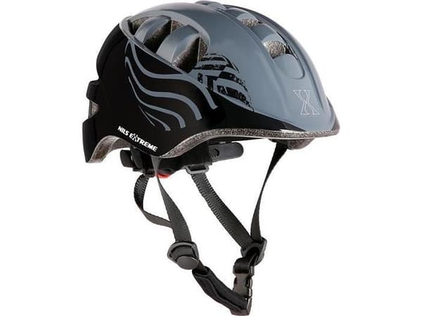 Nils Extreme MTW08 SVART STØRRELSE. XS (48-55CM) NILS EXTREME BARNEHJELM