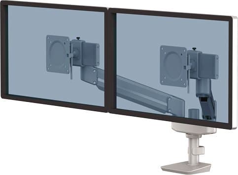 Fellowes Tallo 8613201, Clamp/Grommet, 9 kg, 101,6 cm (40"), 100 x 100 mm, Korkeudensäätö, Hopea