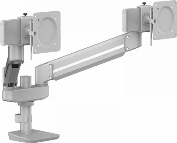 Fellowes Tallo 8613201, Clamp/Grommet, 9 kg, 101,6 cm (40"), 100 x 100 mm, Korkeudensäätö, Hopea