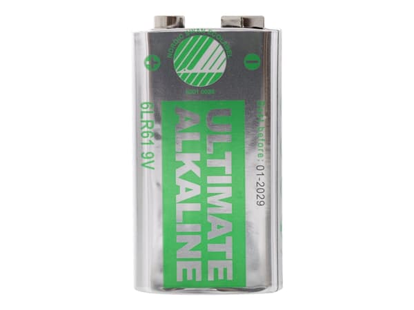 DELTACO Ultimate - Batteri - Svaneøkomerket 10 x 6LR61 - Alkalisk