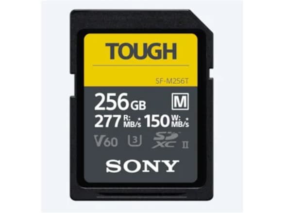 Sony SF-M Series Tough SF-M256T - Flash-minneskort - 256 GB - Video Class V60 / UHS-II U3 / Class10 - SDXC UHS-II