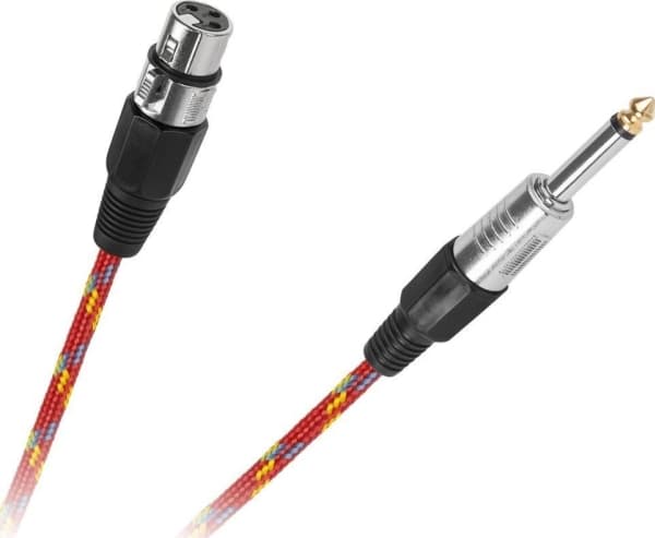 LP Microphone cable CANON socket-JACK plug 6.3mm 3m