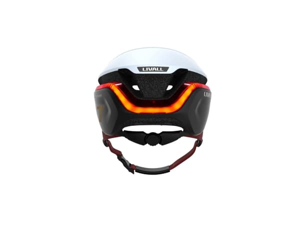 Livall EVO21 Smart Sykkelhjelm - Hvit - M: 54-58 cm