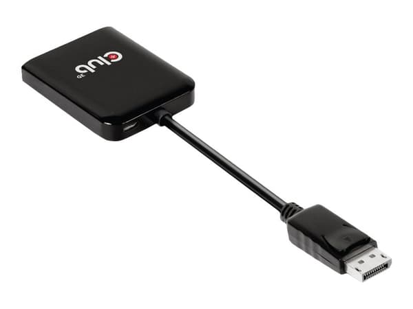 Club 3D CSV-7200H - Video adapter - DisplayPort hann til HDMI hunn - 20 cm - støtte for 4K 60 Hz (3840 x 2160)