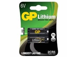 GP Batteries 2CR5 1-P, 6 V, Lithium