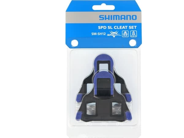 Shimano SMSH12 SPD-SL SPD-SL tiepoljinlohkot, kaksivaiheinen, sininen yleiskäyttöinen