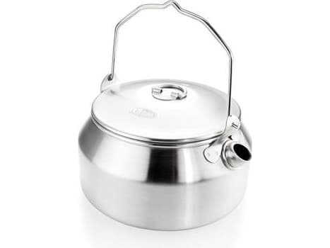 GSI Outdoors Glacier rostfri tekanna 1L silver