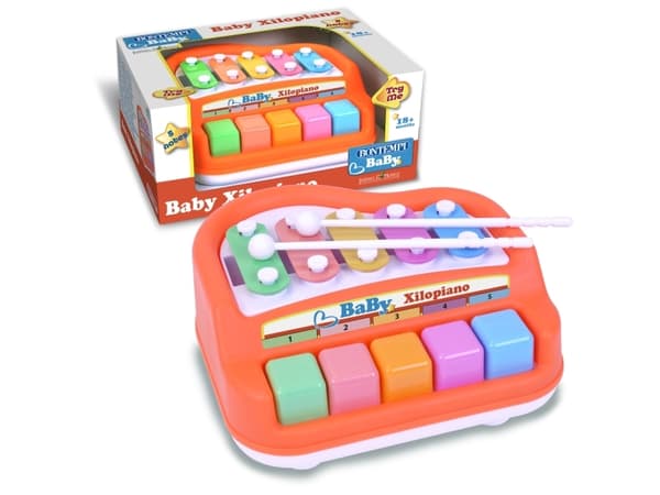 Bontempi Baby Xylopiano, Musiikkilelu, Ksylofoni, 1 vuosi/vuosia, Monivärinen