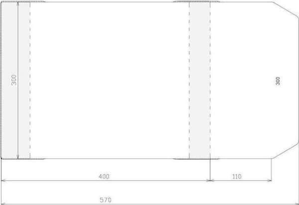 Stabel Justerbart deksel 300x510mm (50 stk)
