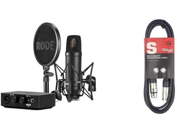 Rode NT1 Kondensatormikrofon + AI-1 Audio-Interface Studio Kit