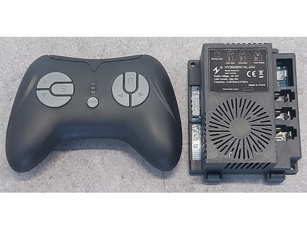 RC 2.4G kontrollboks+fjernkontroll til Ford Mustang og Lamborghini Drift 24V