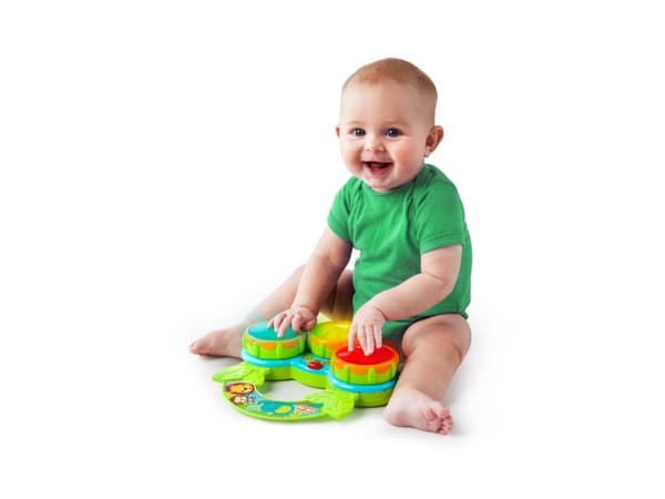 Bright Starts Safari Beats, Musikalsk instrument til lek og moro, AA, Flerfarget