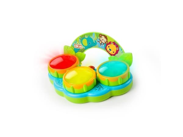 Bright Starts Safari Beats, Musikalsk instrument til lek og moro, AA, Flerfarget