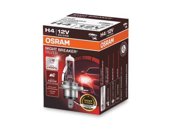 Osram Night Breaker Silver - H4 - 60/55W - 12V