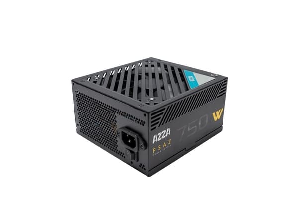 Azza PSAZ-750W, 750 W, 100 - 240 V, Ylivirta, Yliteho, Ylijännite, Oikosulku, Alijännite, 20+4 pin ATX, PC, ATX