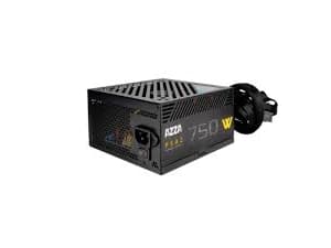Azza PSAZ-750W, 750 W, 100 - 240 V, Ylivirta, Yliteho, Ylijännite, Oikosulku, Alijännite, 20+4 pin ATX, PC, ATX