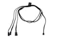 Miniatyrbilde 2 av 5: Alphacool 18602, 0,6 m, 3-pin, Rett, Rett, Sort, 18 g