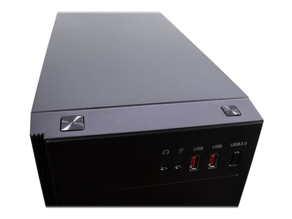 Inter-Tech B-42 - Tower - ATX - ingen strömförsörjning (ATX) - svart - USB/ljud