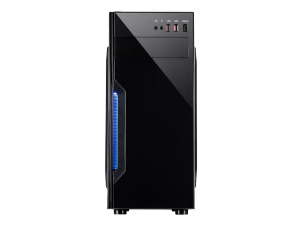 Inter-Tech B-42 - Tower - ATX - ingen strömförsörjning (ATX) - svart - USB/ljud