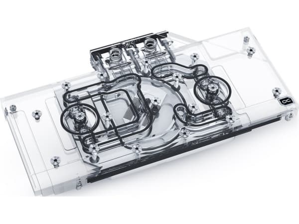 Alphacool 18660, Kylmedel, Akryl, Gjuten aluminium, Koppar, Nickel, Svart, 1/4", XFX Speedster MERC 319 AMD Radeon RX 6700 XT Black Gaming, 12G GDDR6