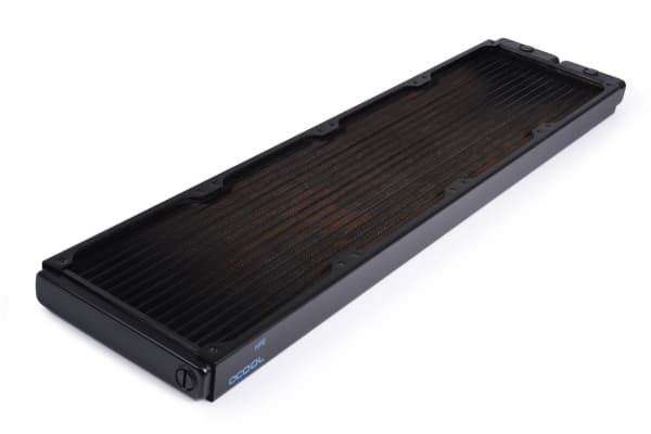 Alphacool 14471, Radiatior, Messing, Kopper, Stål, Sort, 1/4", 60 °C, 8 vifter