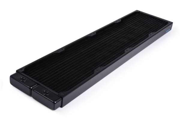 Alphacool 14471, Radiatior, Messing, Kopper, Stål, Sort, 1/4", 60 °C, 8 vifter