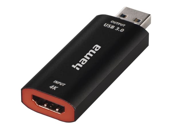 Hama - Videofangstadapter - USB 3.0 - svart