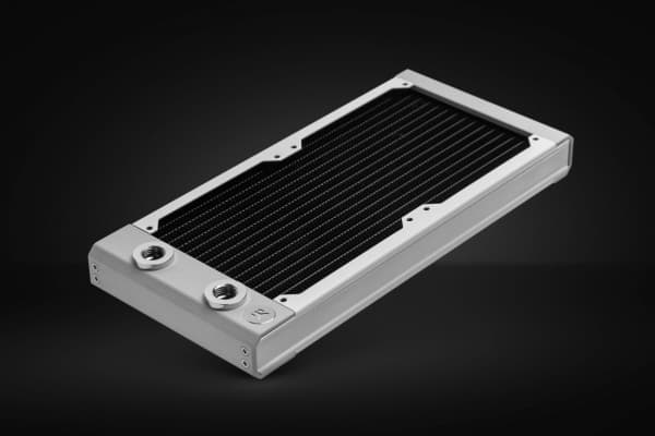 EK Water Blocks 3831109838976, Radiator, Messing, Kopper, Rustfritt stål, Hvit, 1/4", 1 stang, 130 mm