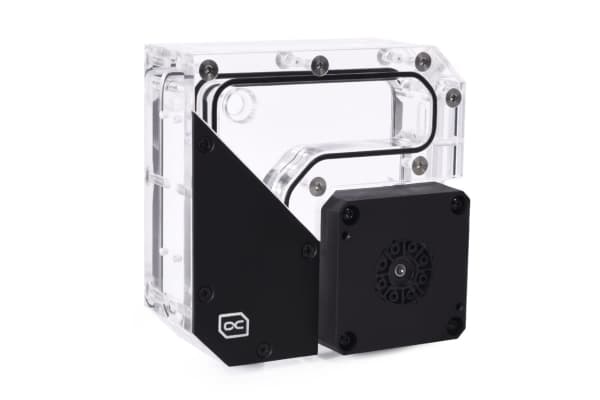 Alphacool 15077, Pump och behållare, Akryl, Keramiska, EPDM, Rostfritt stål, Svart, Vit, 1/4", 60 ° C, 0,8 Bar