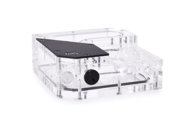 Alphacool 15075, Reservoar, Akryl, Sort, Gjennomsiktig, 3-Pin JST, 1/4", 0,8 stang