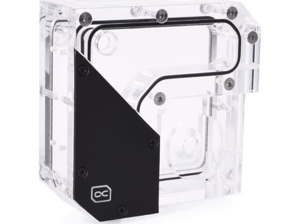 Alphacool 15075, Reservoar, Akryl, Sort, Gjennomsiktig, 3-Pin JST, 1/4", 0,8 stang