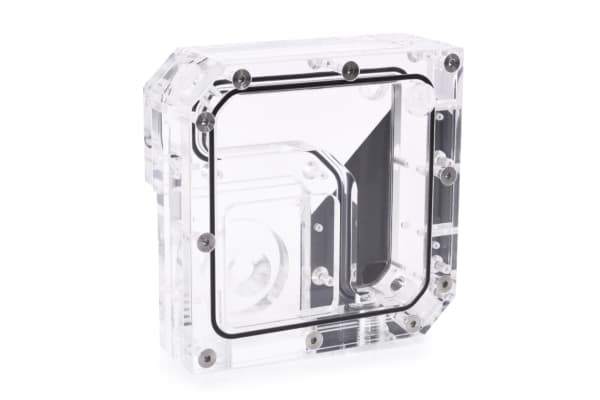 Alphacool 15075, Reservoar, Akryl, Sort, Gjennomsiktig, 3-Pin JST, 1/4", 0,8 stang