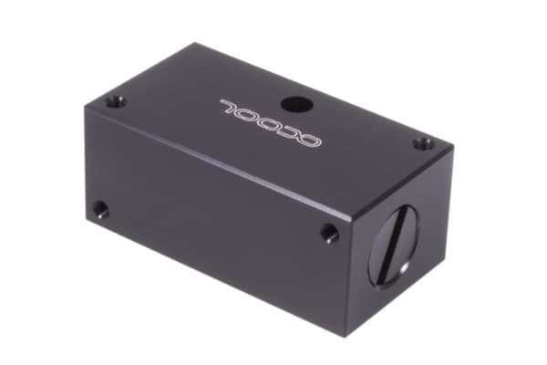Alphacool 12992, Letkun välikappale, Asetaali, Musta, 1/4", 48 mm, 26 mm