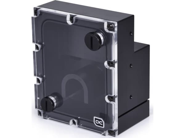 Alphacool 15392, Reservoar, Acetal, Akryl, Sort, 1/4", 0,8 stang, 101,2 mm