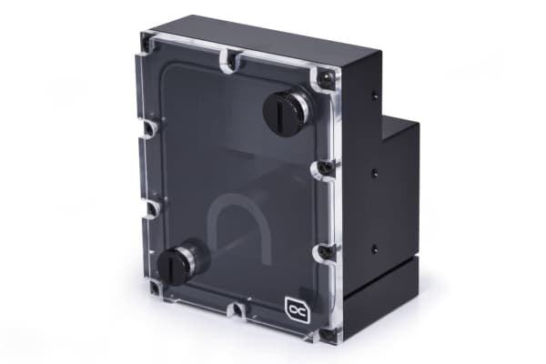 Alphacool 15392, Reservoar, Acetal, Akryl, Sort, 1/4", 0,8 stang, 101,2 mm