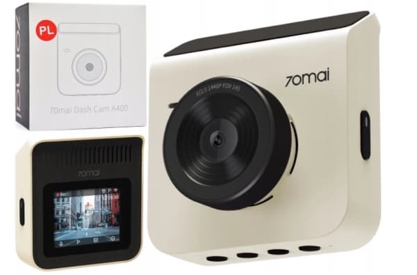 70 mai Dash Cam A400 MiDrive A400 Hvit | Dashkamera | 1440p, G-sensor, WiFi
