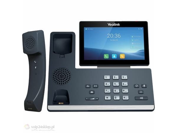 Yealink SIP-T58W PRO, IP Phone, Harmaa, Johdoton puhelin, Kanavansisäinen, Out-of band, SIP-tiedot, 1000 entries, LCD