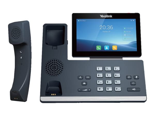 Yealink SIP-T58W PRO, IP Phone, Harmaa, Johdoton puhelin, Kanavansisäinen, Out-of band, SIP-tiedot, 1000 entries, LCD
