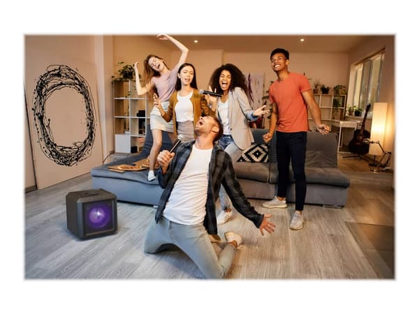 Philips TAX4207 - Partyhögtalare - 2.1-kanals - trådlös - Bluetooth - 50 Watt